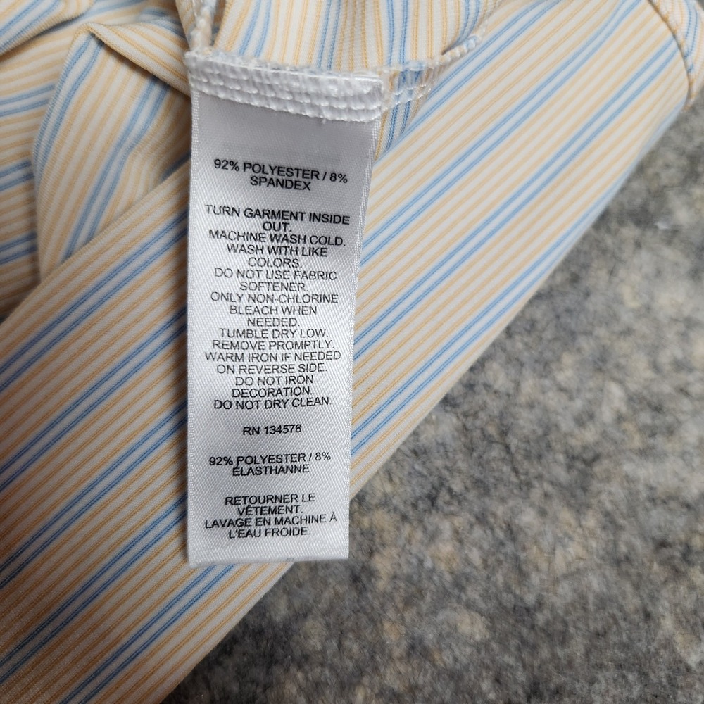 Vineyard Vines OTG Performance Sankaty Polo Men 2XL XXL Multicolor Striped Golf - Picture 7 of 8